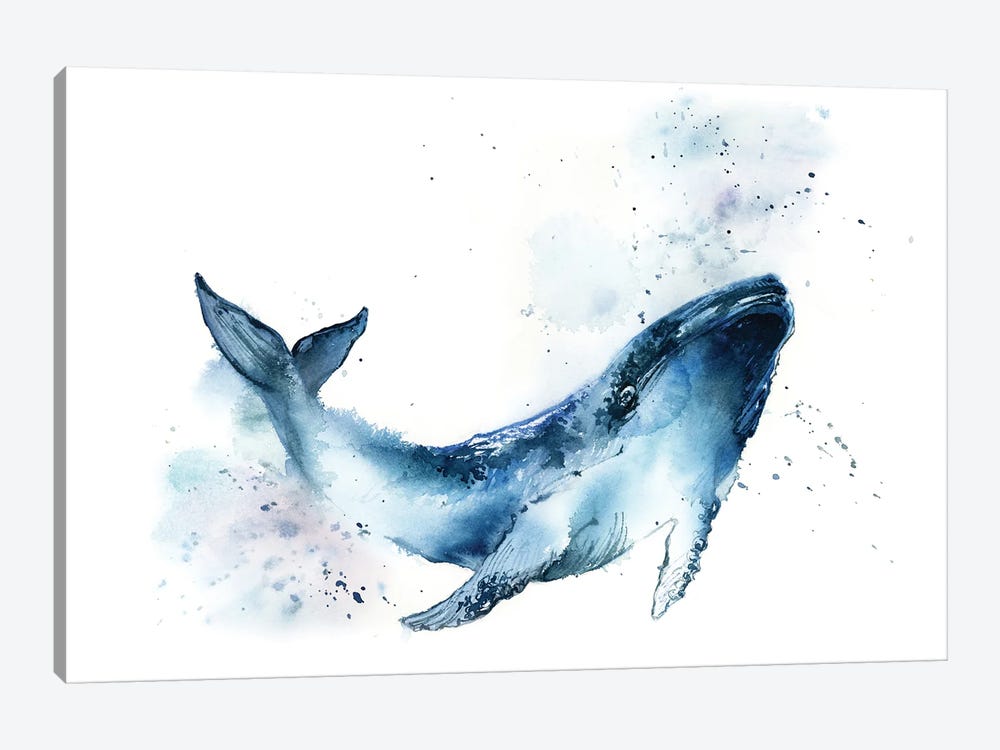 Whale by Sophie Rodionov 1-piece Canvas Art