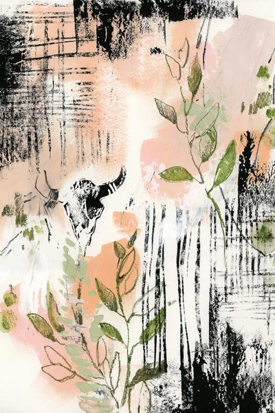 Serene Watercolors: Connection To Nature III by Sophie Rodionov