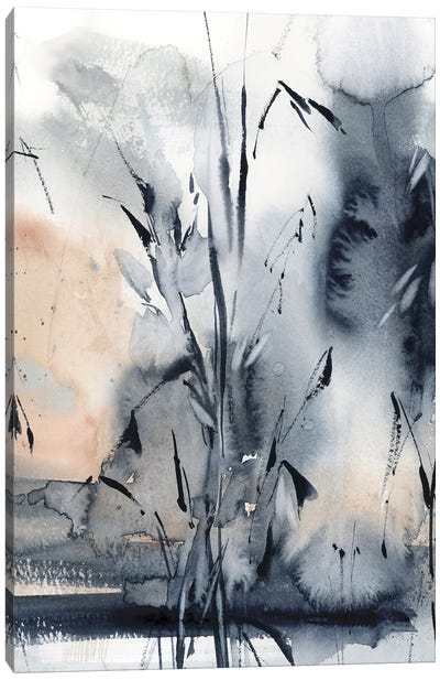 Blue Herbs II Canvas Art Print - Sophie Rodionov