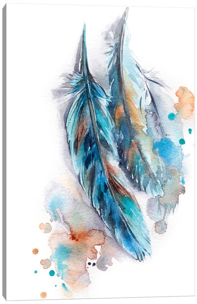 Feathers Canvas Art Print - Sophie Rodionov