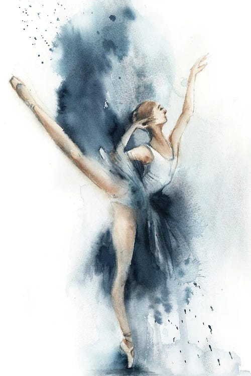 Ballet In Nordic Blue III Canvas Art by Sophie Rodionov | iCanvas