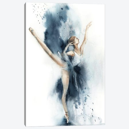 Ballet In Nordic Blue III Canvas Print #SRV122} by Sophie Rodionov Canvas Wall Art