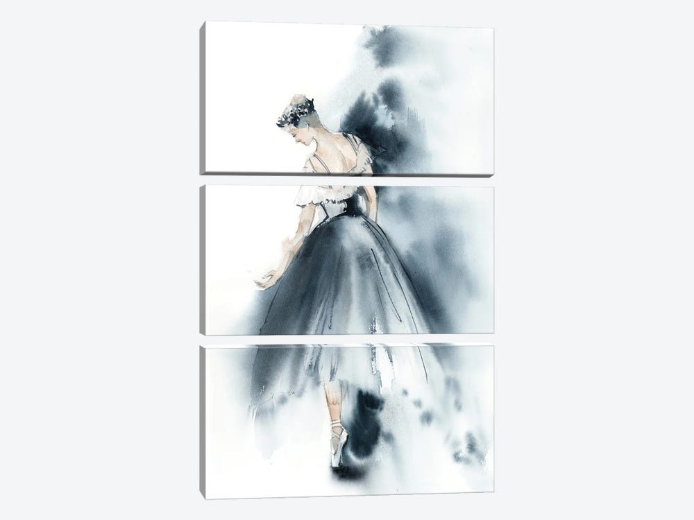 Ballet In Nordic Blue V by Sophie Rodionov 3-piece Canvas Artwork