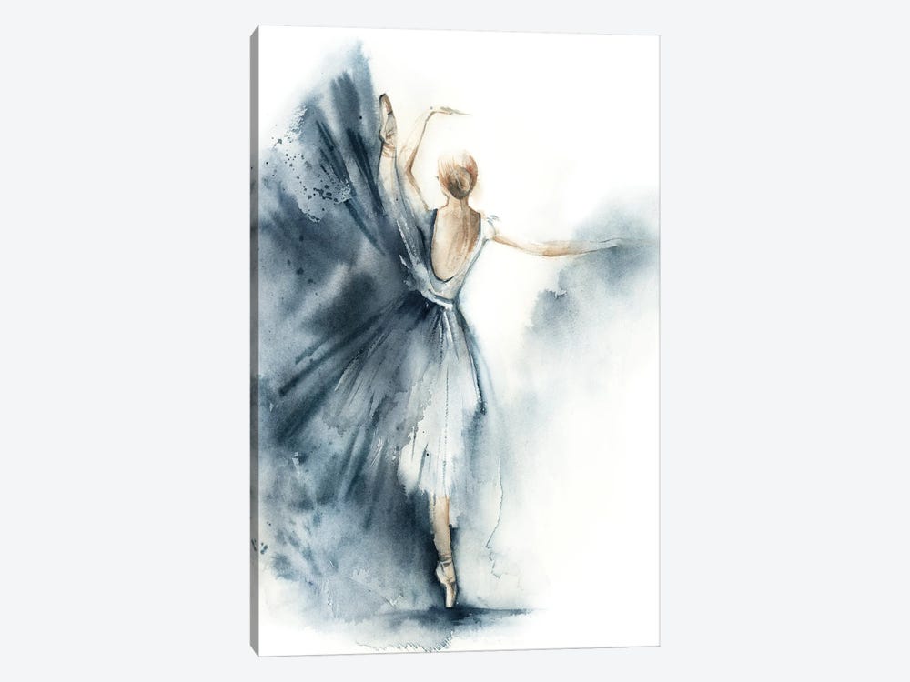 Ballet In Nordic Blue VI by Sophie Rodionov 1-piece Canvas Art Print