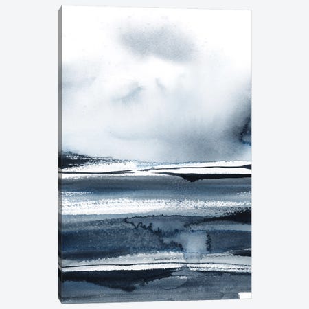 Abstract Landscape In Blue II Canvas Print #SRV128} by Sophie Rodionov Canvas Artwork
