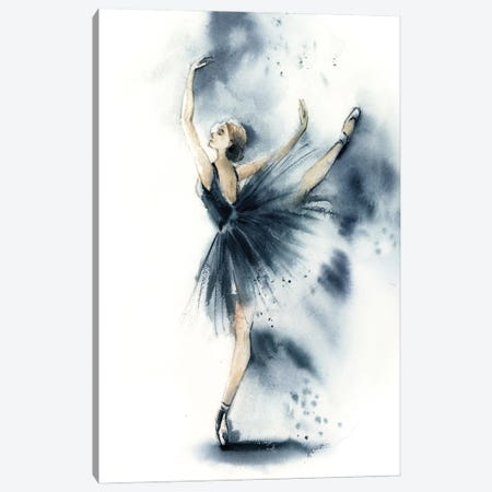 Ballet In Nordic Blue VII Canvas Print #SRV129} by Sophie Rodionov Canvas Wall Art