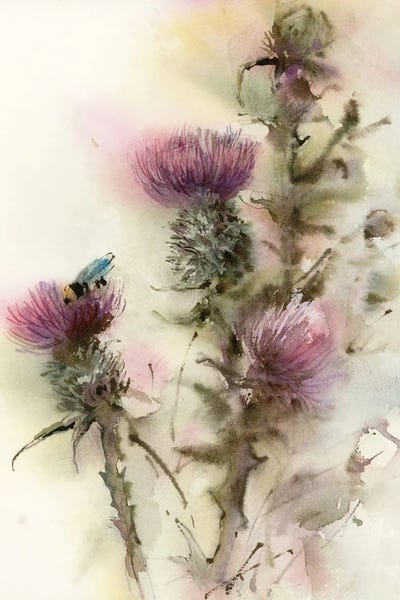 Abstract Bathroom: Thistle by Sophie Rodionov