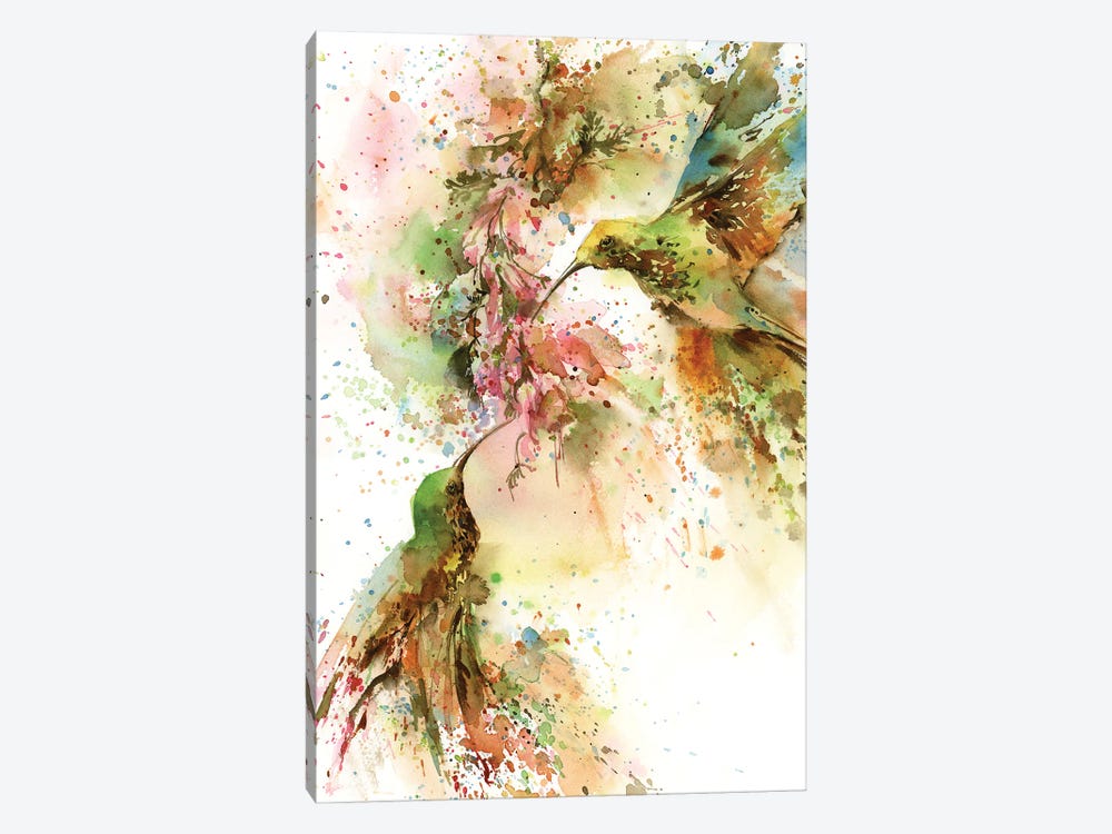 Hummingbirds by Sophie Rodionov 1-piece Canvas Artwork