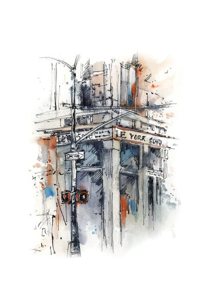 New York Junction by Sophie Rodionov canvas print