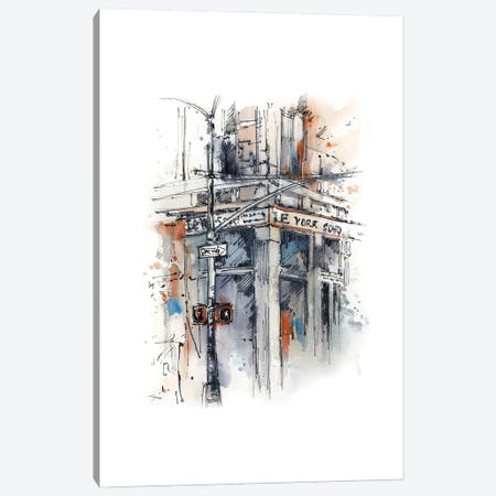 New York Junction Canvas Print #SRV142} by Sophie Rodionov Canvas Art