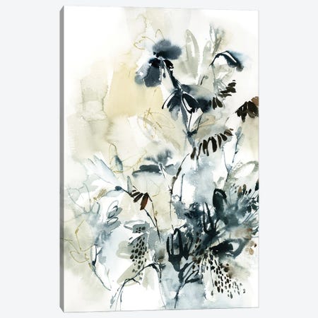 Botanical In Teal And Tan Canvas Print #SRV151} by Sophie Rodionov Art Print