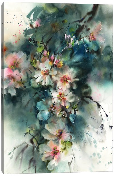 Almond Blossoms Canvas Art Print - Blossom Art