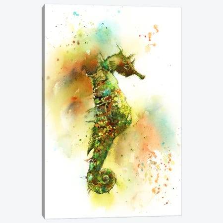 Seahorse Canvas Print #SRV160} by Sophie Rodionov Canvas Wall Art