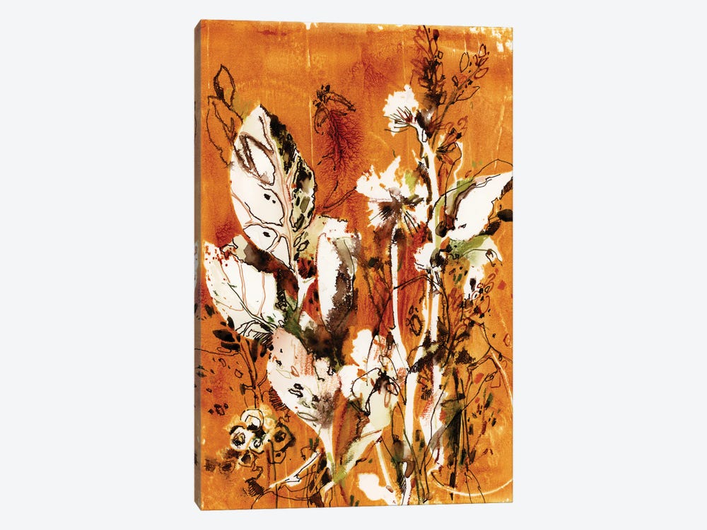 Herbs In Burnt Orange I by Sophie Rodionov 1-piece Canvas Artwork