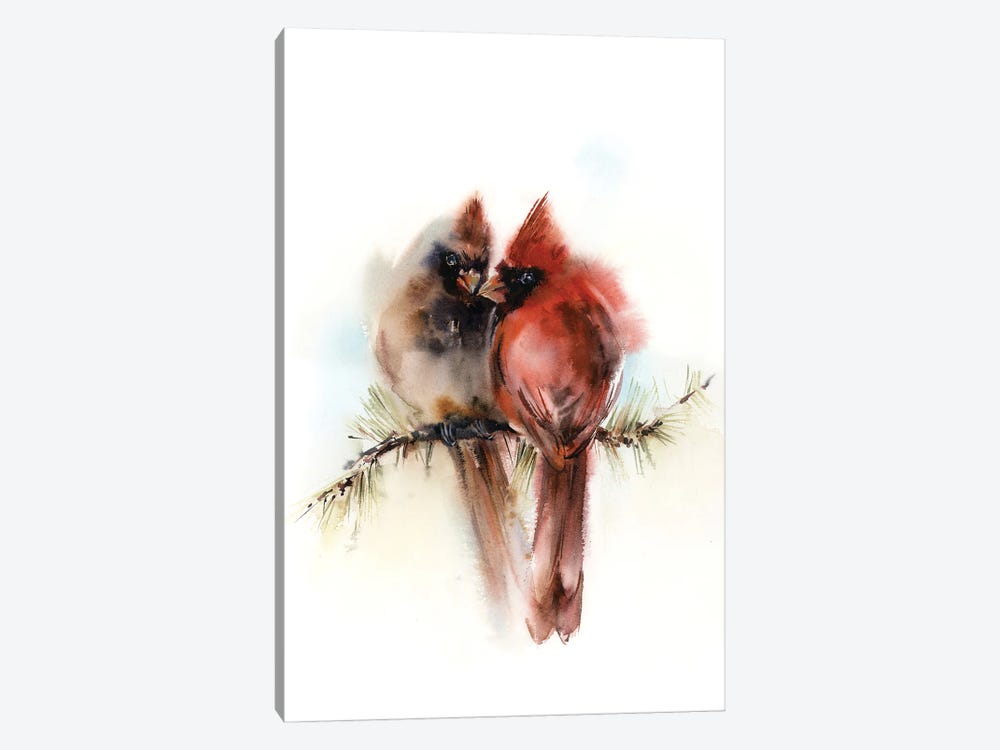 Northern Cardinals by Sophie Rodionov 1-piece Art Print