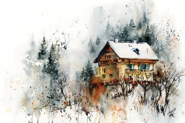 Cabins: Mountains Cabin by Sophie Rodionov