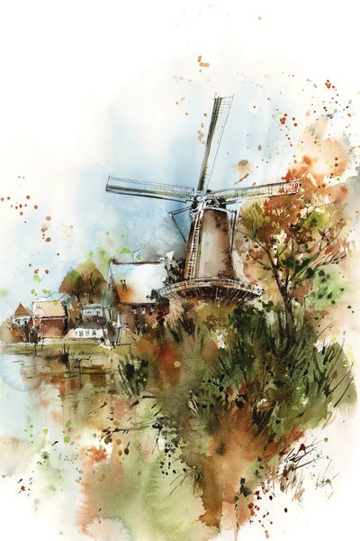 Watermills & Windmills: Windmill by Sophie Rodionov