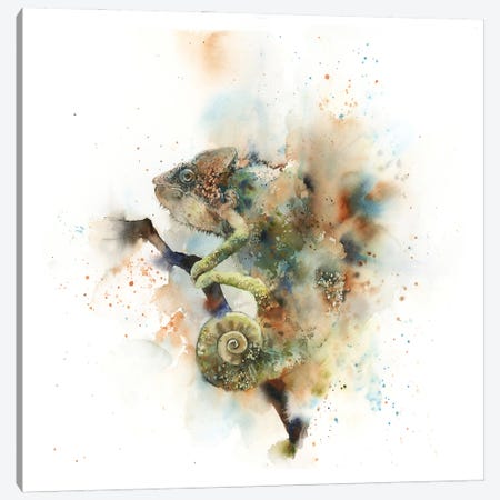 Chameleon Canvas Print #SRV172} by Sophie Rodionov Canvas Art Print