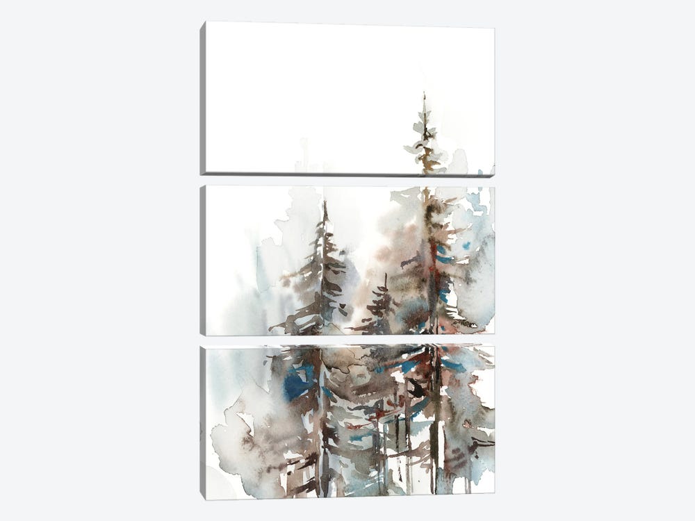 Pine Forest I by Sophie Rodionov 3-piece Canvas Art Print
