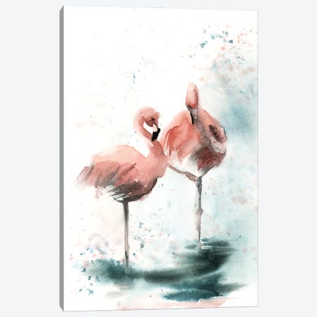 Flamingo Canvas Print #SRV179} by Sophie Rodionov Art Print