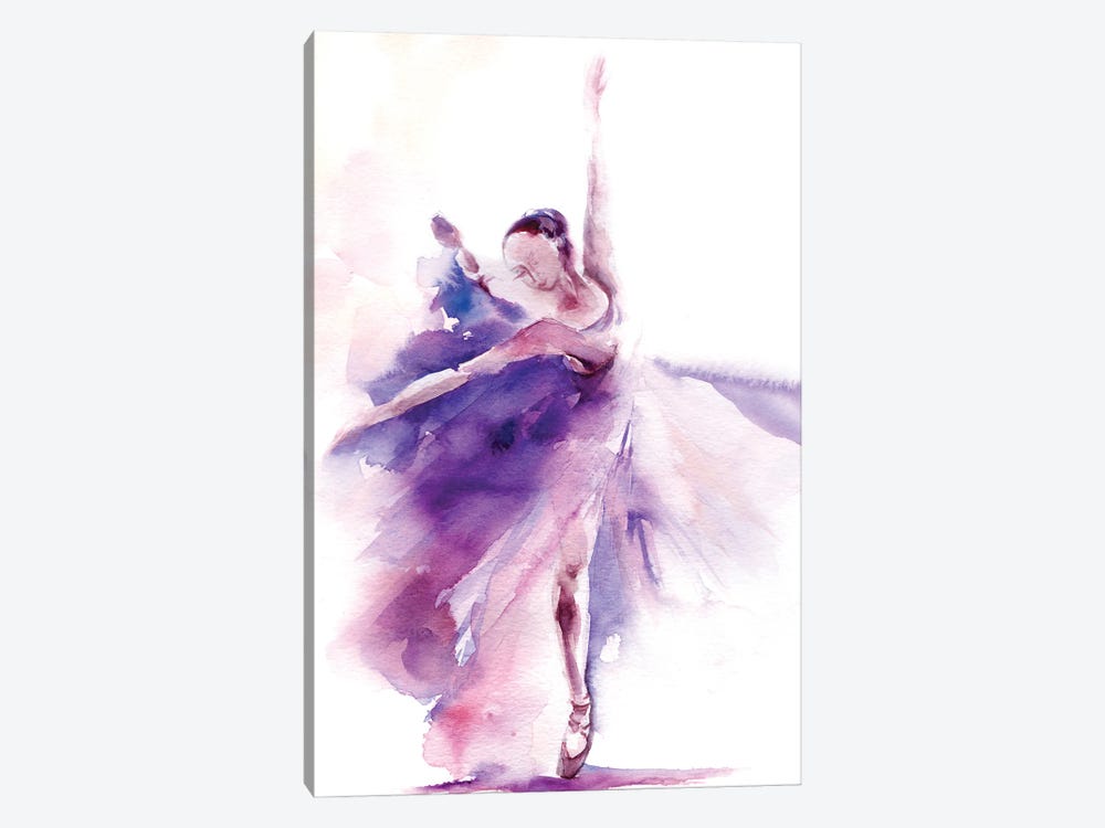 Ballerina In Purple II by Sophie Rodionov 1-piece Canvas Art
