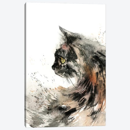 The Cat Canvas Print #SRV186} by Sophie Rodionov Art Print