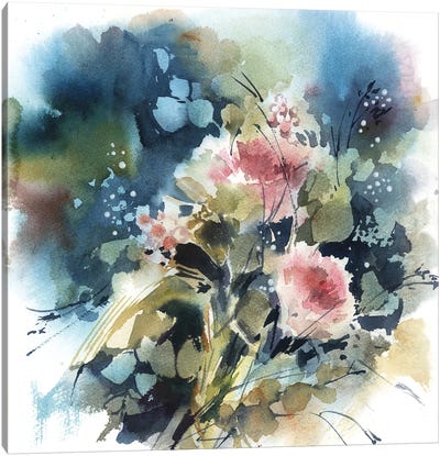 Pink Bouquet Canvas Art Print - Sophie Rodionov