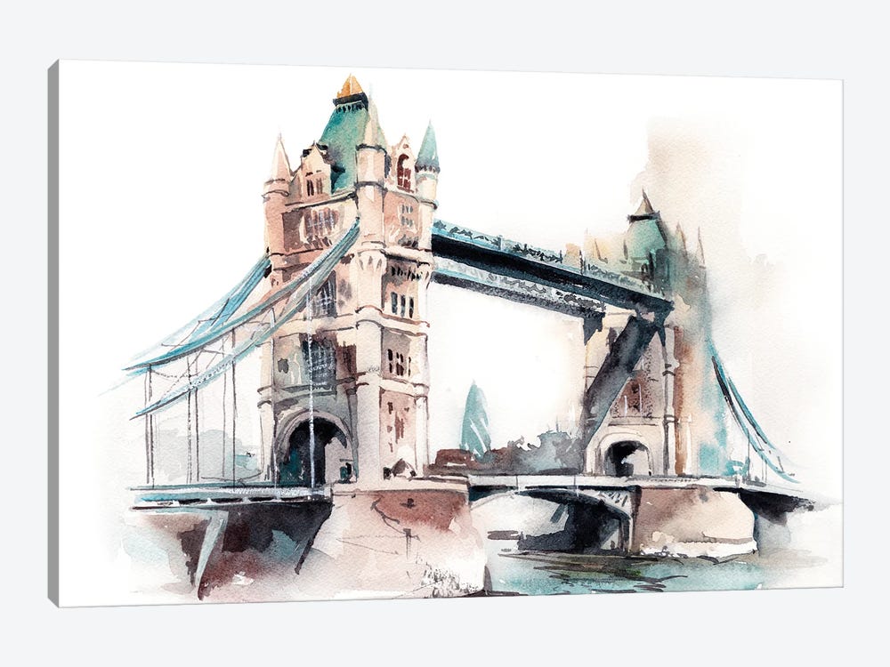 Tower Bridge by Sophie Rodionov 1-piece Canvas Wall Art
