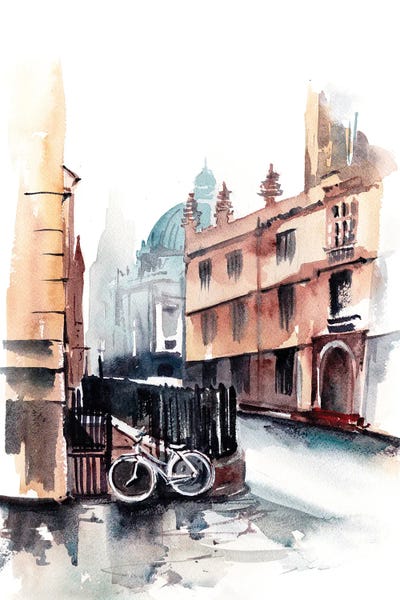 Serene Watercolors: London Streets by Sophie Rodionov