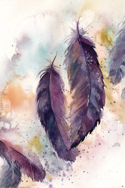 Feathers: Feathers In Purple by Sophie Rodionov