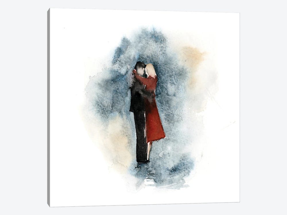 The Hug - Love Story by Sophie Rodionov 1-piece Canvas Print