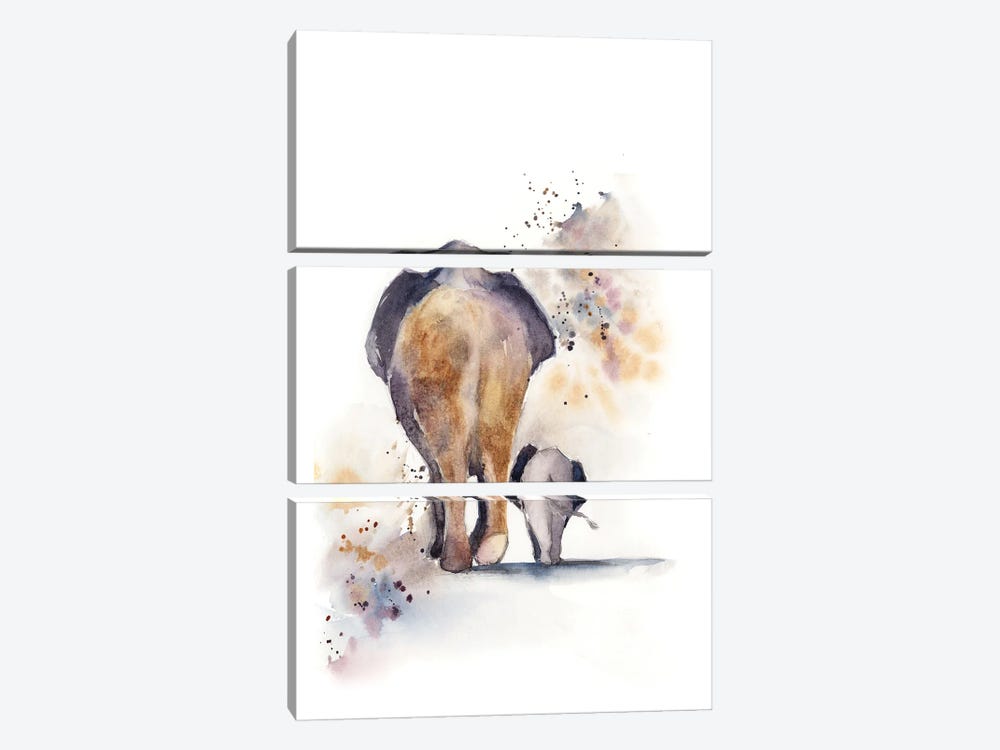 Mom And Baby by Sophie Rodionov 3-piece Canvas Artwork