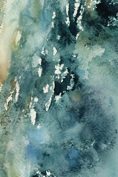 Abstract Watercolors: Abstract Sea II by Sophie Rodionov