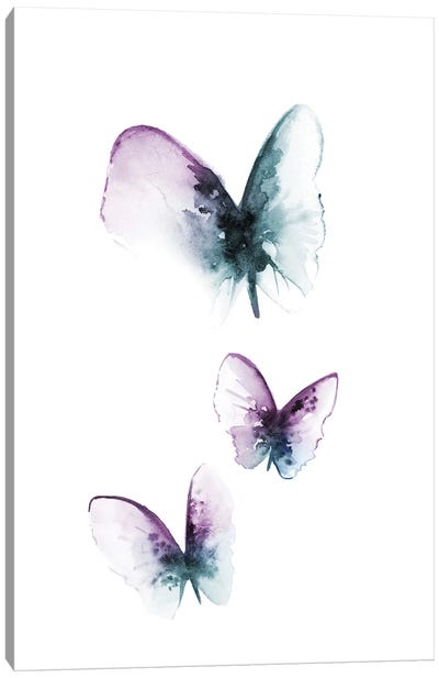 Butterflies Canvas Art Print - Zen Bedroom Art