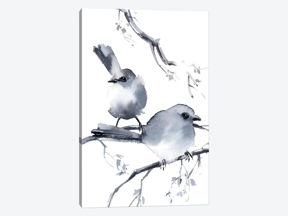 Two Birds by Sophie Rodionov 1-piece Canvas Art