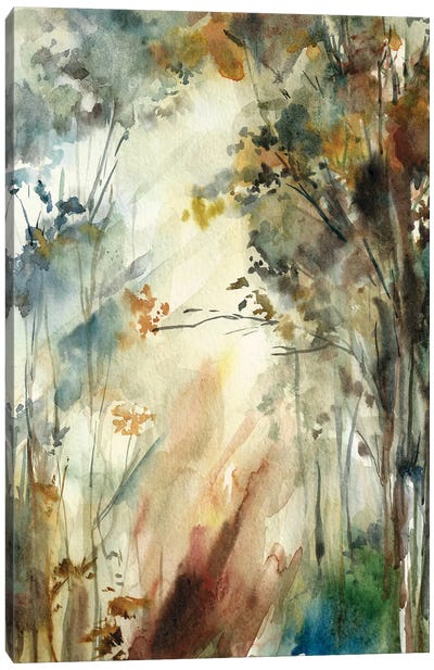 Autumnal Forest II Canvas Art Print - Nature Art