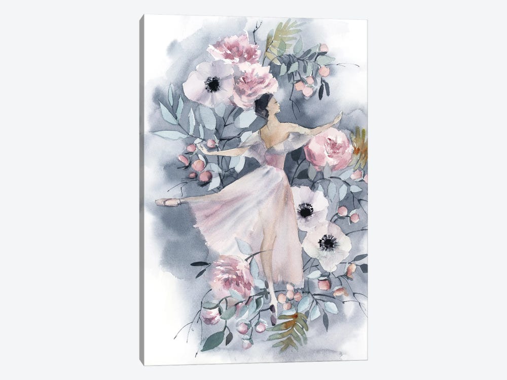 Ballerina And Flowers IV by Sophie Rodionov 1-piece Canvas Print