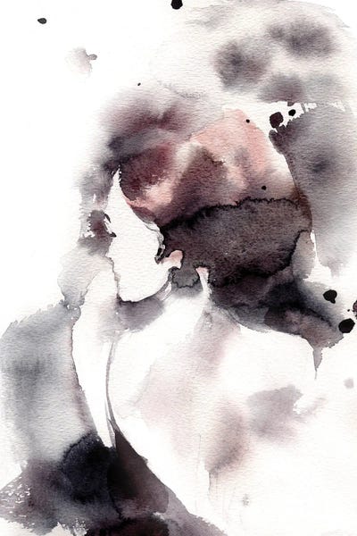 Serene Watercolors: Woman Mystery by Sophie Rodionov