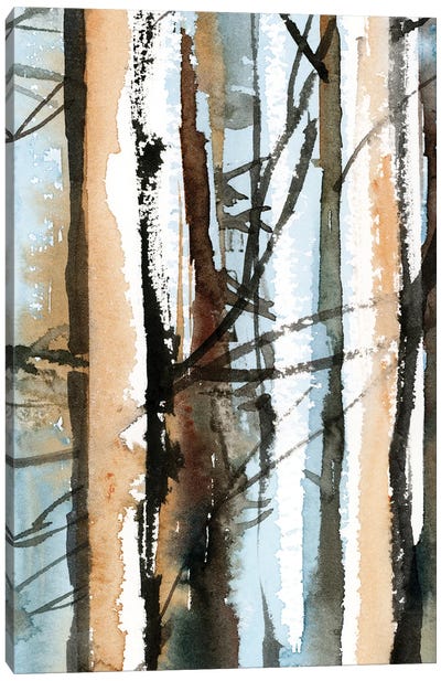 Birch Forest II Canvas Art Print - Sophie Rodionov
