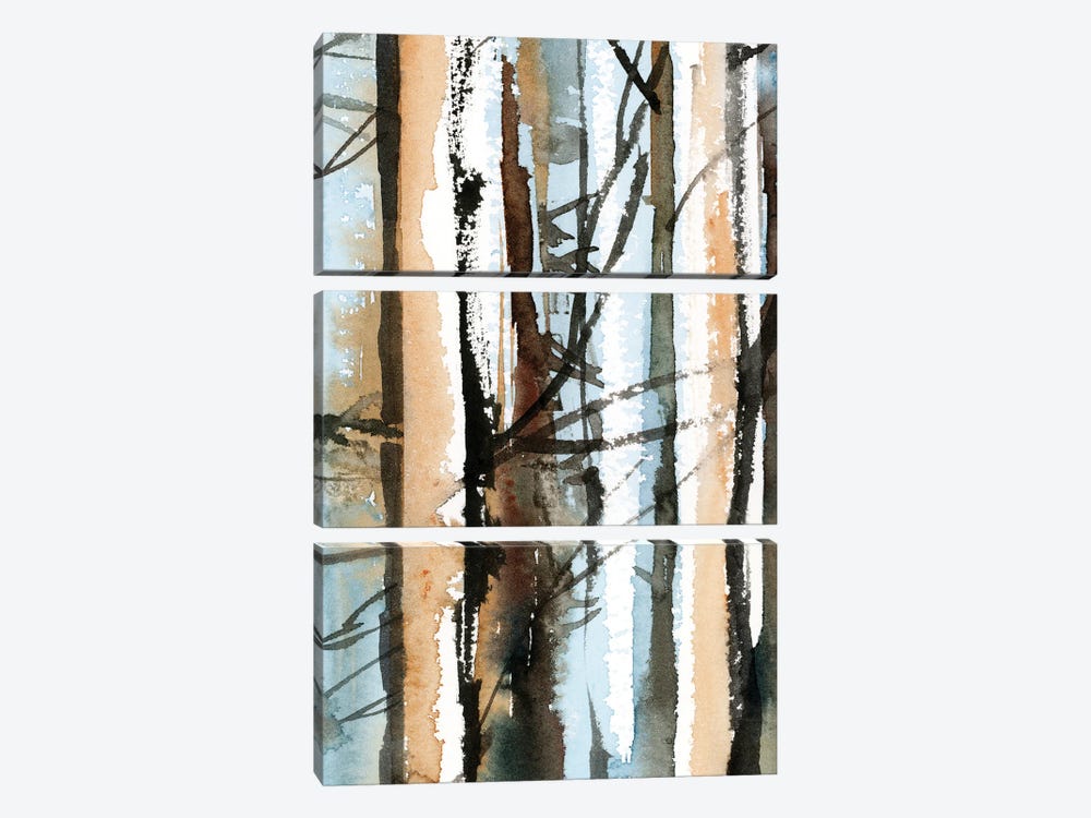Birch Forest II by Sophie Rodionov 3-piece Canvas Art