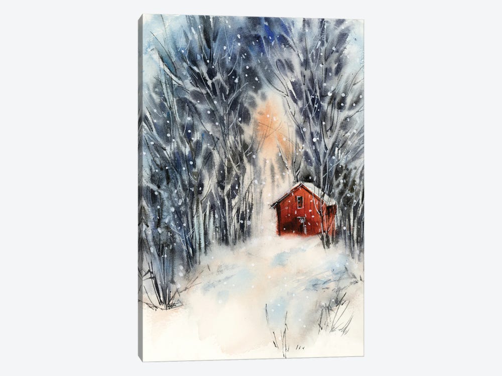 Snowy Landscape by Sophie Rodionov 1-piece Canvas Wall Art