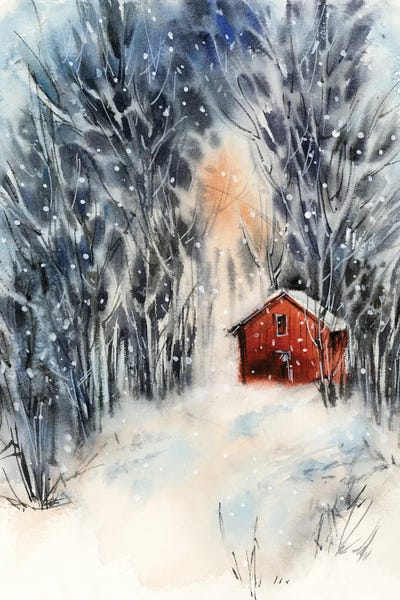 Refreshing Workspace: Snowy Landscape by Sophie Rodionov