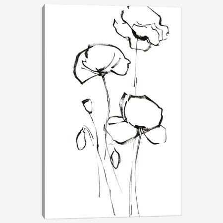 Poppy Flowers II Canvas Print #SRV88} by Sophie Rodionov Canvas Print