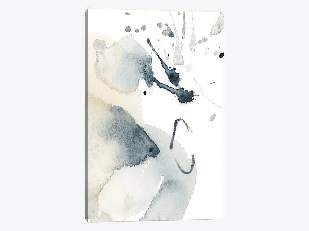 Abstract In Blue Grey And Tan IV - Canvas Art Print | Sophie Rodionov