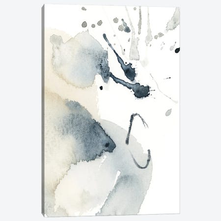 Abstract In Blue Grey And Tan IV Canvas Print #SRV95} by Sophie Rodionov Canvas Print