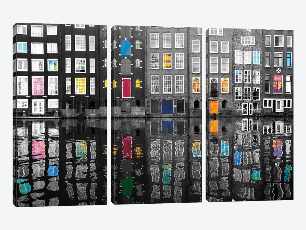 Amsterdam 39 3-piece Canvas Art Print