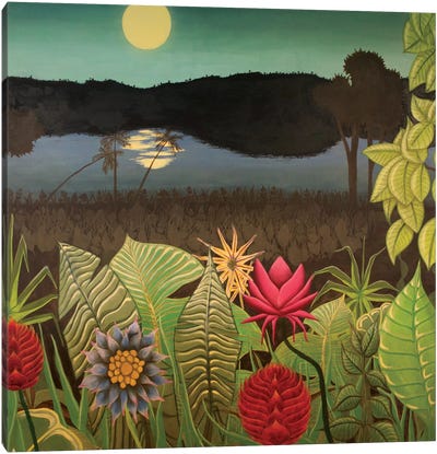 Step Bravley into that Jungle Canvas Art Print - Scott Allen Roberts