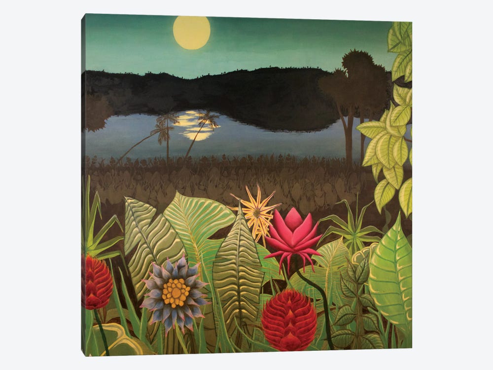 Step Bravley into that Jungle by Scott Allen Roberts 1-piece Canvas Print