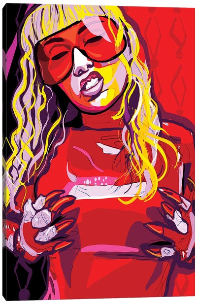 Miley Cyrus Canvas Art Print - Pop Music Art
