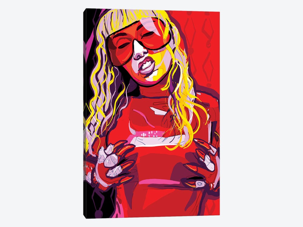 Miley Cyrus by Only Steph Creations 1-piece Canvas Print